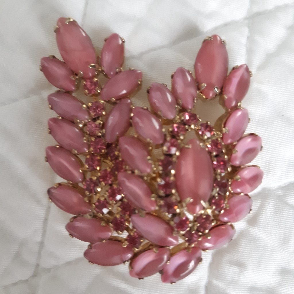 Vintage Crystal Brooch